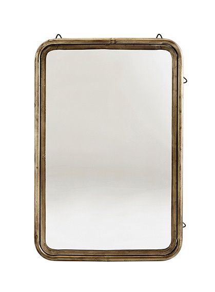 Spiegel mit Messingrahmen 90x60 1
