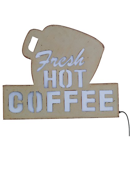 Wandlampe Hot Coffee, Metall 1