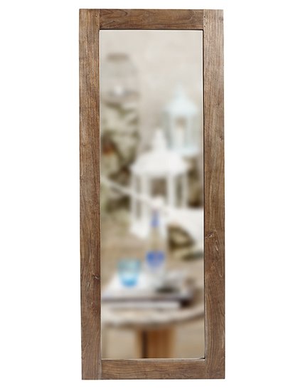 Spiegel, natur Holz, H 180 2