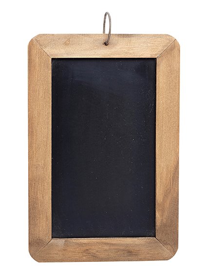 Tafel mit Holzrahmen, Höhe 30 cm 1