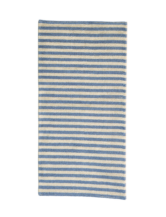Teppich blaue Streifen 1