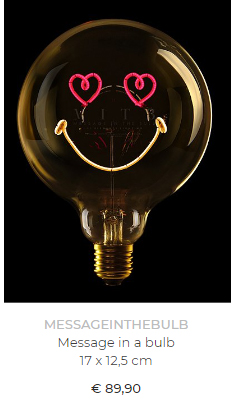  Glühlampe Smiley von Elements Lighting 