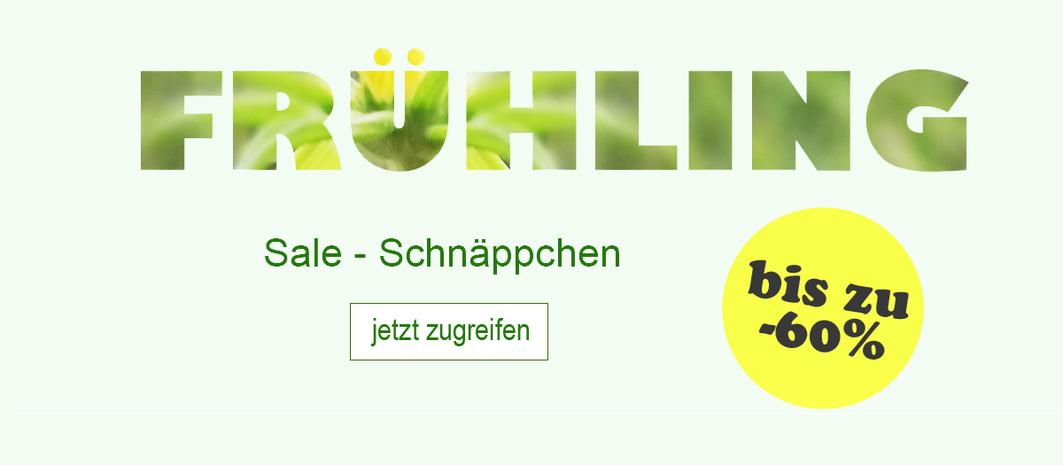  Spare bis zu 60% reduziert! 