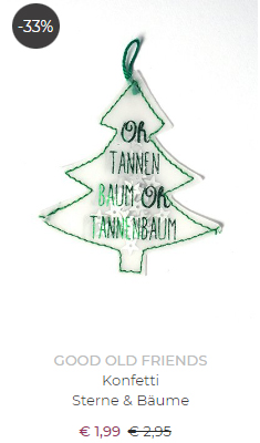  XMAS-Anhänger von good old friends 