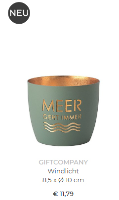  Windlicht Metall GIFTCOMPANY
 