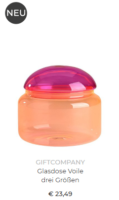  Glasdose Voile von GiftCompany 