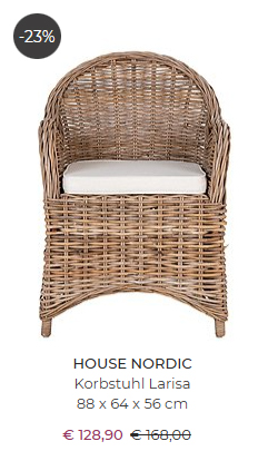  Korbstuhl Larisa Rattan House Nordic 
