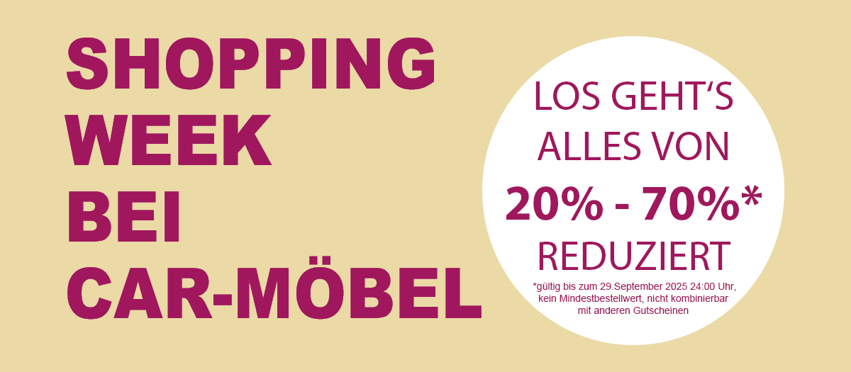  Nur für Dich alle Artikel von 20% - 70% reduziert! 