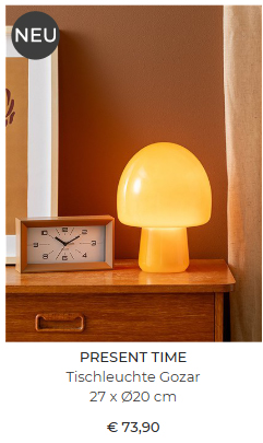  Tischleuchte Gozar, Glas, 7xØ20 von Leitmotiv 