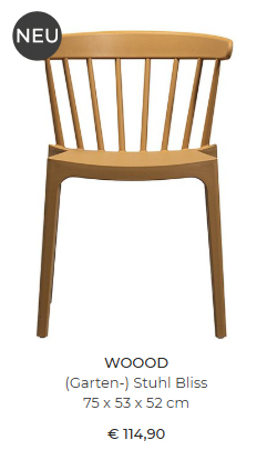  Stuhl Bliss von woood 