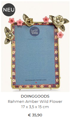  Rahmen Amber Wildblumen von Doing Goods 