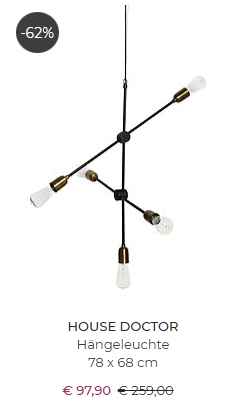  Hängelampe Molecular / 5 armig von house doctor 