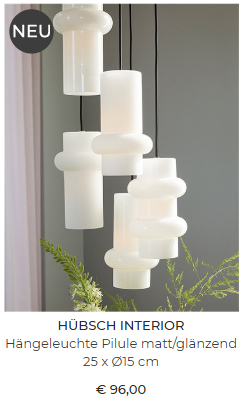  Pilule Hängelampe von Hübsch Interior 