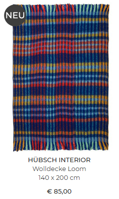  Loom Decke 140x200 cm von Hübsch Interior 