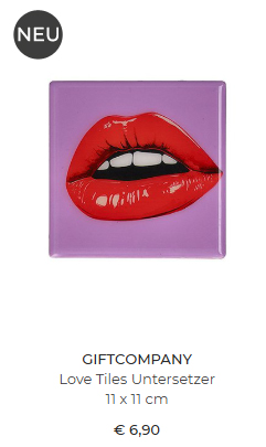  Love Tiles Untersetzer von Gift Company 