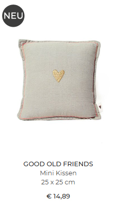  Mini Kissen von Good old friends 