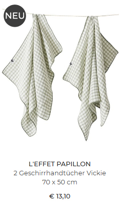  Geschirrhandtuch Vickie von L'effet Papillon 
