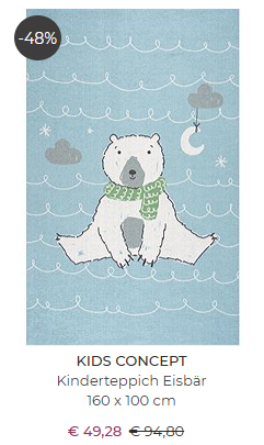  Kinderteppich Bär 