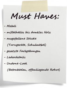 Wohnklassiker Industrial Style für Dein Zuhause