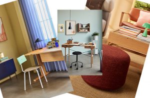 Collage mit Interior Fotos in Danish Pastel