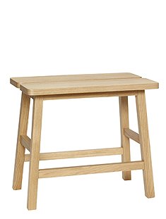 Hocker aus Eichenholz45 x 30 x 50 cm von HÜBSCH INTERIOR