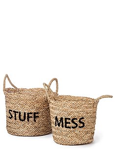 Korb 2er Set 30 x 35 cm von KIDSDEPOT