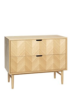 Kommode aus Eiche65 x 40 x 80 cm von HÜBSCH INTERIOR