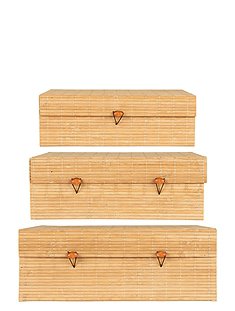 3er-Schachtelset NaturBambus von IB LAURSEN