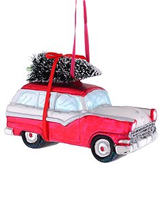 Anhänger Auto mit Tanneca. 9,5 cm von GIFTCOMPANY