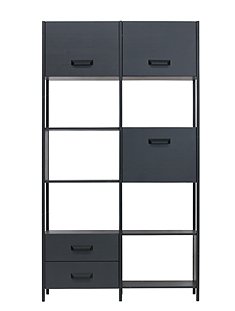 Regalschrank220 x 45 x 123 cm von BEPUREHOME