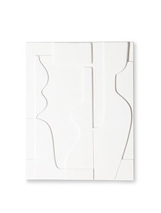 Wandkunst Keramik 26,5 x 23,5 cm von HKLIVING