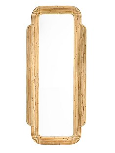 Wandspiegel, Rattan115 x 51 cm  von MADAM STOLTZ