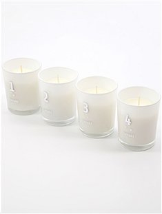 4er Set Duftkerzenje 6,2 x Ø 5,5 cm von MERAKI