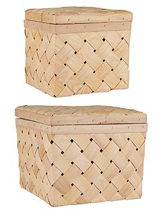 2er Set Spanschachteln19x20x20 / 20x25x25 cm von IB LAURSEN