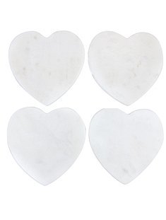 4er Set Untersetzer, Marmorje 1,5 x Ø 10 cm von BEHOME