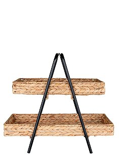 Tablett Alfaro, 2-stufig43,5 x 23 x 42 cm von HOUSE NORDIC