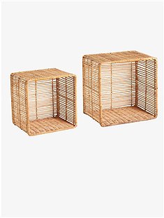 2er Set Wandregal Zeya25 x 32,5 x 32,5 cm von NORDAL
