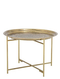 Tablett Tisch Dalia45 x Ø 65 cm von BLOOMINGVILLE