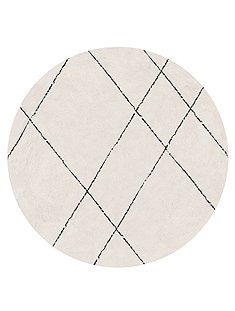 Teppich LinesØ 140 cm von EULENSCHNITT