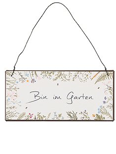 Schild "Bin im Garten"7 x 15 cm von IB LAURSEN