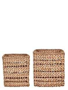 2er Set Korb Ramlaca. 35 x 30 x 30 cm von HOUSE DOCTOR