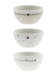 3er Set Bowls je 3 x Ø 6 cm von BASTION COLLECTIONS