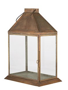Laterne mit Lochmuster43 x 19,5 x 30 cm von IB LAURSEN