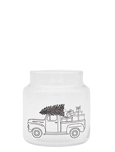 Vase Weihnachtsauto9,5 x Ø10 cm von EULENSCHNITT