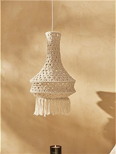 Lampenschirm, Baumwolle 50 x Ø30 cm