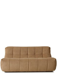 Lazy Lounge Bench, Cord 75x105x158 cm von HKLIVING