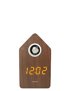 Wecker "cockoo" LED15,3 x 6 x 9 cm von PRESENT TIME