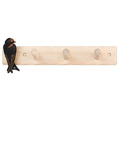 Wandleiste mit Schwalbe8,7 x 7 x 30 cm von WILDLIFE GARDEN