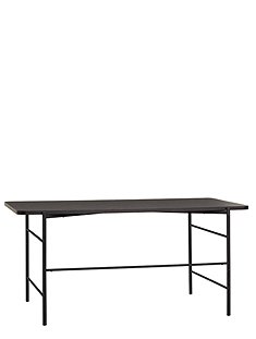 Schreibtisch Esche/Metall74 x 83 x 160 cm von HÜBSCH INTERIOR