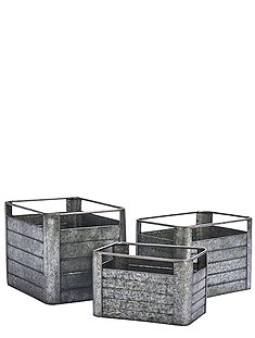 3er Set Boxenmax. 30 x 40 x 30 cm von MADAM STOLTZ